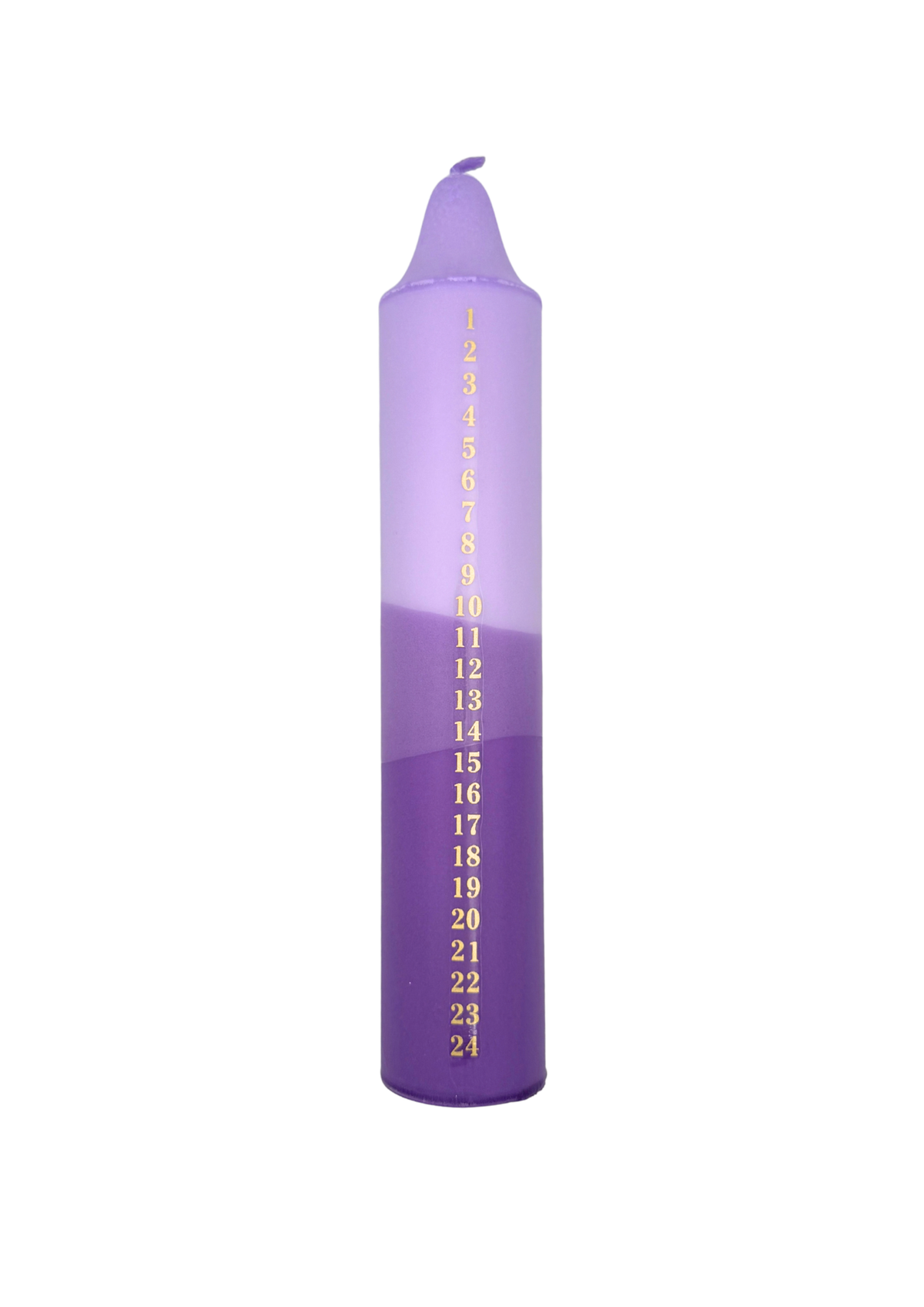 Advent candle purple